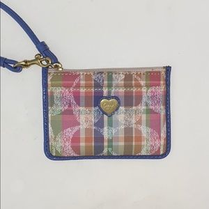 COACH Signature collection mini skinny id case